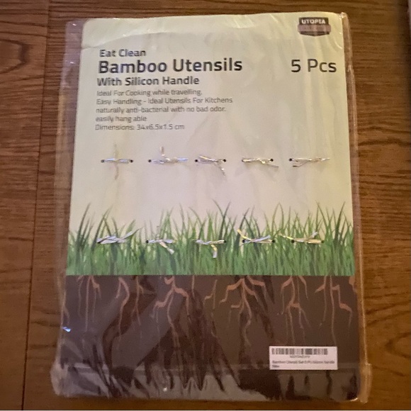 Utopia Kitchen Bamboo Utensils - Picture 2 of 6